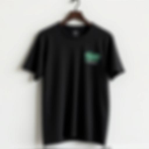 A black moisture-wicking t-shirt with the GaelForce logo.
